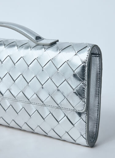 Bottega Veneta Long Andiamo Clutch Silver bov0259071