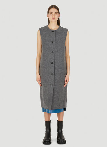 KASSL Editions Layered Coat Grey kas0251003