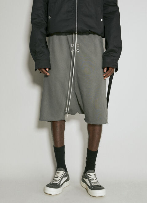 Moncler x Rick Owens Drawstring Track Shorts Black mcs0355014