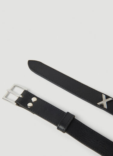 Martine Rose Sex Letter Belt Black mtr0152019