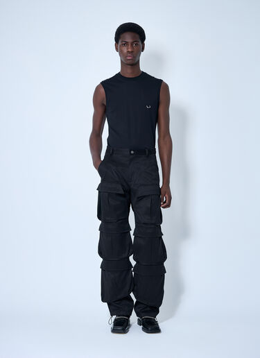 Mugler ニップルタンクトップ  ブラック mug0160009