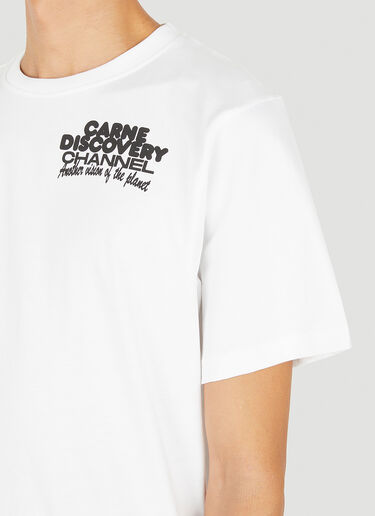 Carne Bollente Carne Discovery Channel T-Shirt White cbn0350005