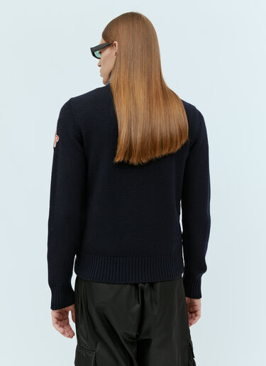 中綿入りウールカーディガン Moncler Grenoble 中綿入りウールカーディガン ネイビー mog0153015