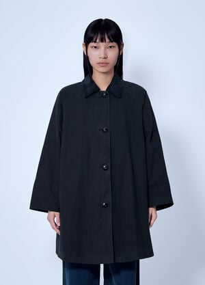 The Row Ina Coat Black row0266009