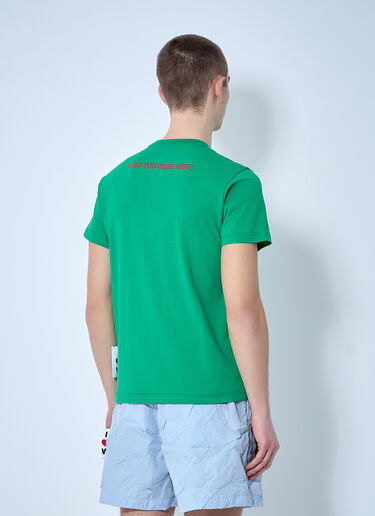 Walter Van Beirendonck Logo Motif T-Shirt Green wlt0160008