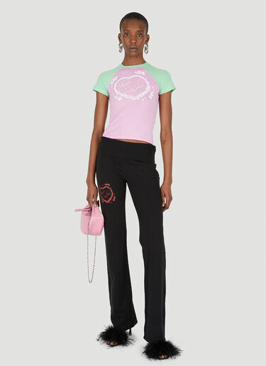 Maisie Wilen Slinky Two-Tone T-Shirt Pink/Green mwn0247004