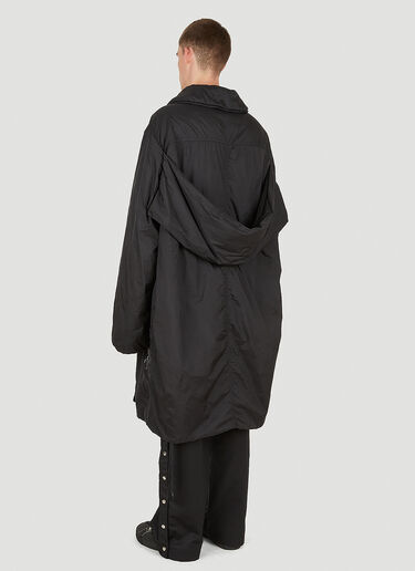 Rick Owens DRKSHDW Cappotto Imbottito Coat Black drk0150005