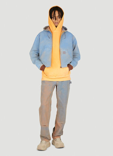 Splashed Hooded Sweatshirt NOTSONORMAL Splashed Hooded Sweatshirt Orange nsm0351017