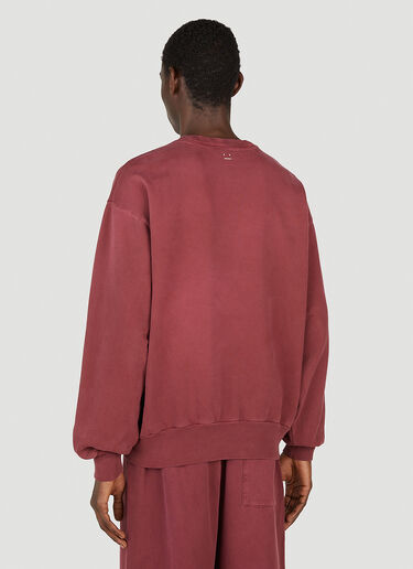 Acne Studios 方脸贴饰运动衫 红色 acn0351014