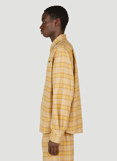 Acne Studios Check Shirt Yellow acn0151015