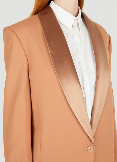 Stella McCartney Contrasting Lapel Blazer Orange stm0250009