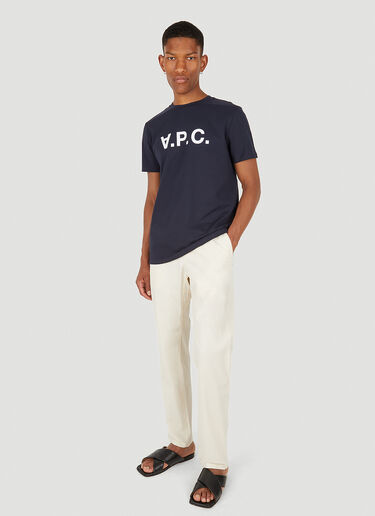 A.P.C. VPC 徽标T恤 藏蓝 apc0149009
