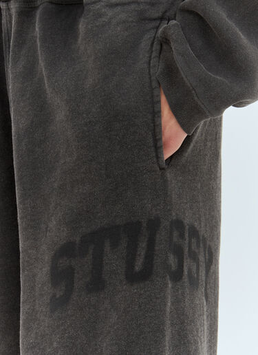 Stüssy Faded Graphic Print Track Pants Dark Grey sts0158013