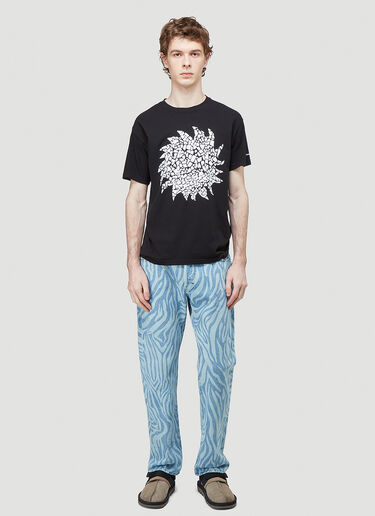 Silent Sound Sun Mosaic T-Shirt Black sls0343003