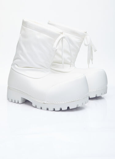 Balenciaga Alaska Low Boots White bal0255109