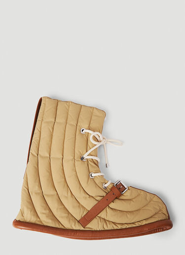 2 Moncler 1952 Lace-Up Gaiters Brown mge0250008