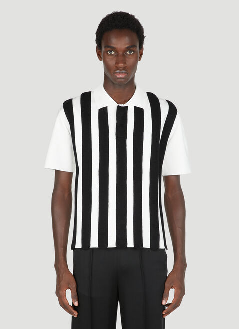 Jacquemus Le Polo Maille Polo Shirt Black jac0154025