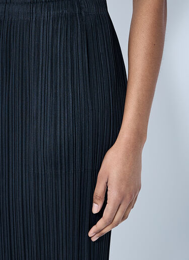 Pleats Please Issey Miyake Pleated Skirt Black plp0260004
