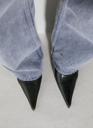Our Legacy Envelope Leather Heels Black our0254018