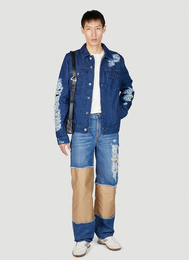 JW Anderson Distressed Patches Jeans Blue jwa0151011