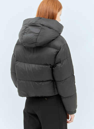 Max Mara 발수성 크롭 다운 재킷  블랙 max0258027