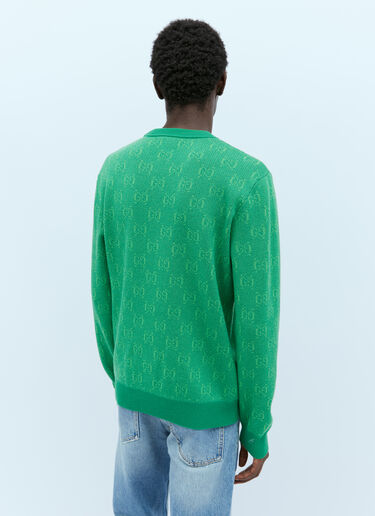 Interlocking G Wool Sweater Gucci Interlocking G Wool Sweater Green guc0154011