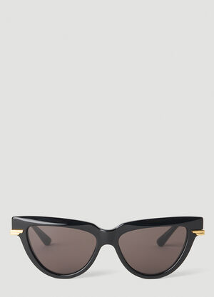 Bottega Veneta BV1265S 猫眼形太阳镜 黑色 bos0253004