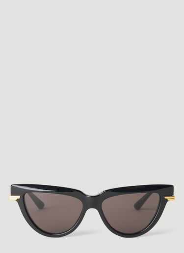 Bottega Veneta BV1265S 猫眼形太阳镜 黑色 bos0253004