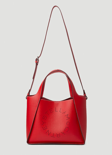 Stella McCartney 서클 로고 토트백 Red stm0251032