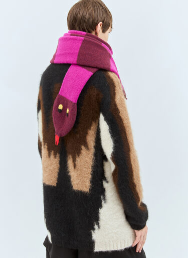 Walter Van Beirendonck Snake Scarf Red wlt0158032