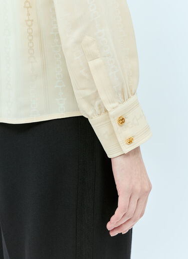 ホースビット シルクシャツ Gucci ホースビット シルクシャツ ベージュ guc0255185