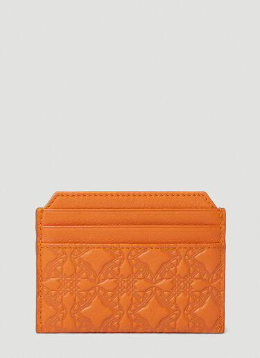 Vivienne Westwood Embossed Cardholder Orange vvw0152034