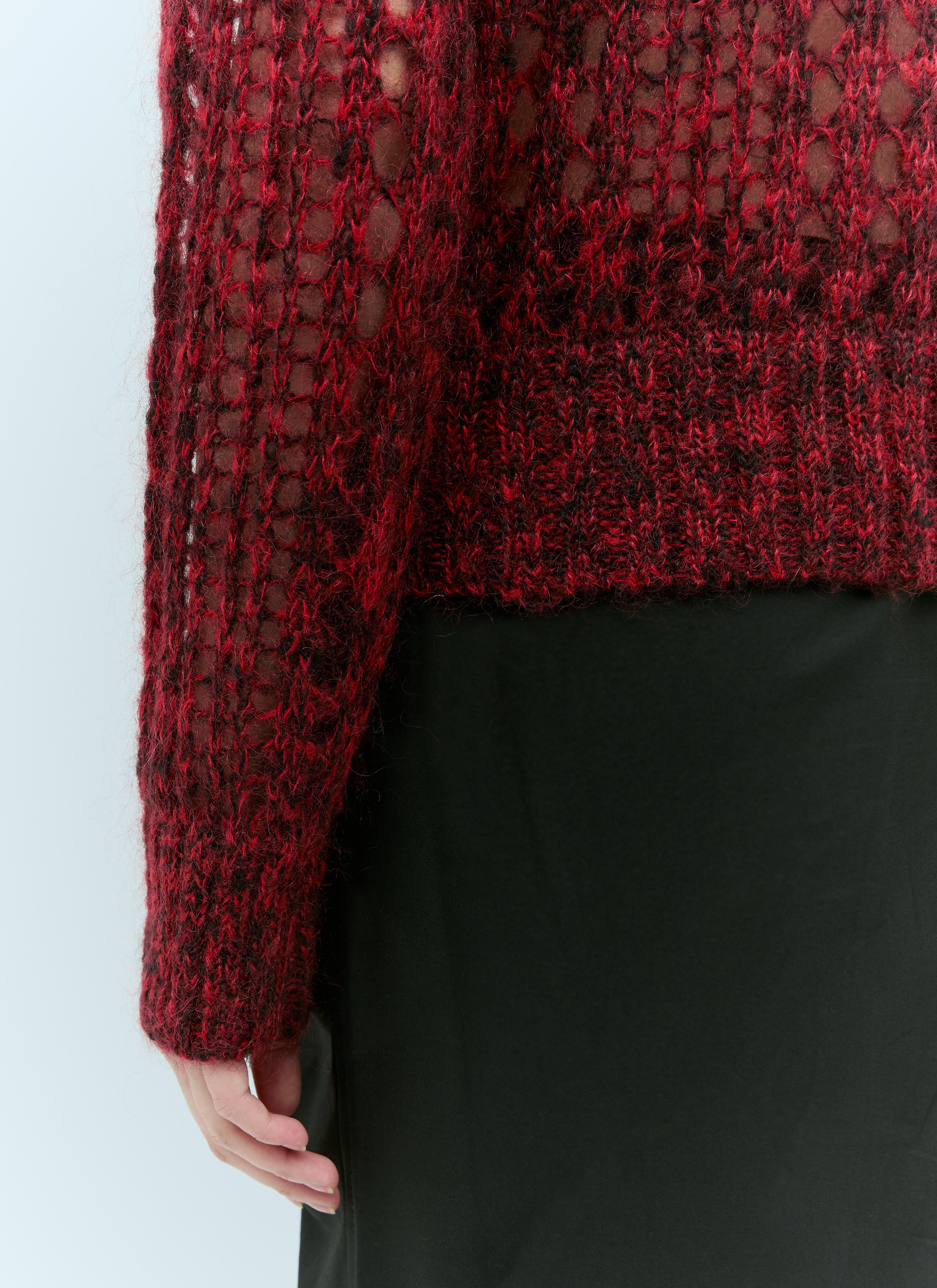 【使い勝手の良い】 Women's' GANNI Mohair LN-CC® | Red in Sweater Polo Lace トップス