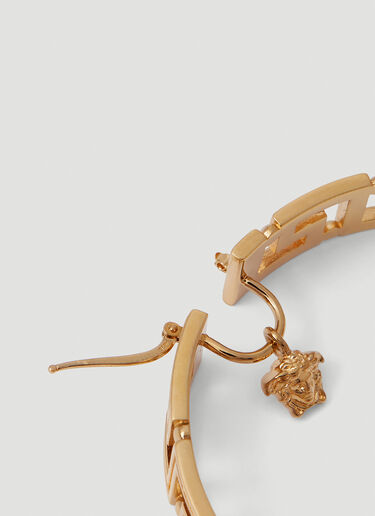 Versace Medusa Greca Hoop Earrings Gold vrs0249044