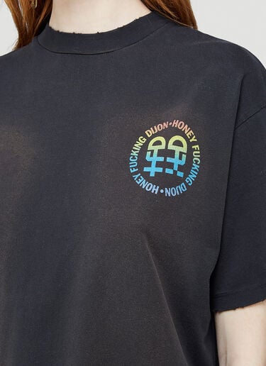 Logo T-Shirt Honey Fucking Dijon Logo T-Shirt Black hdj0344012
