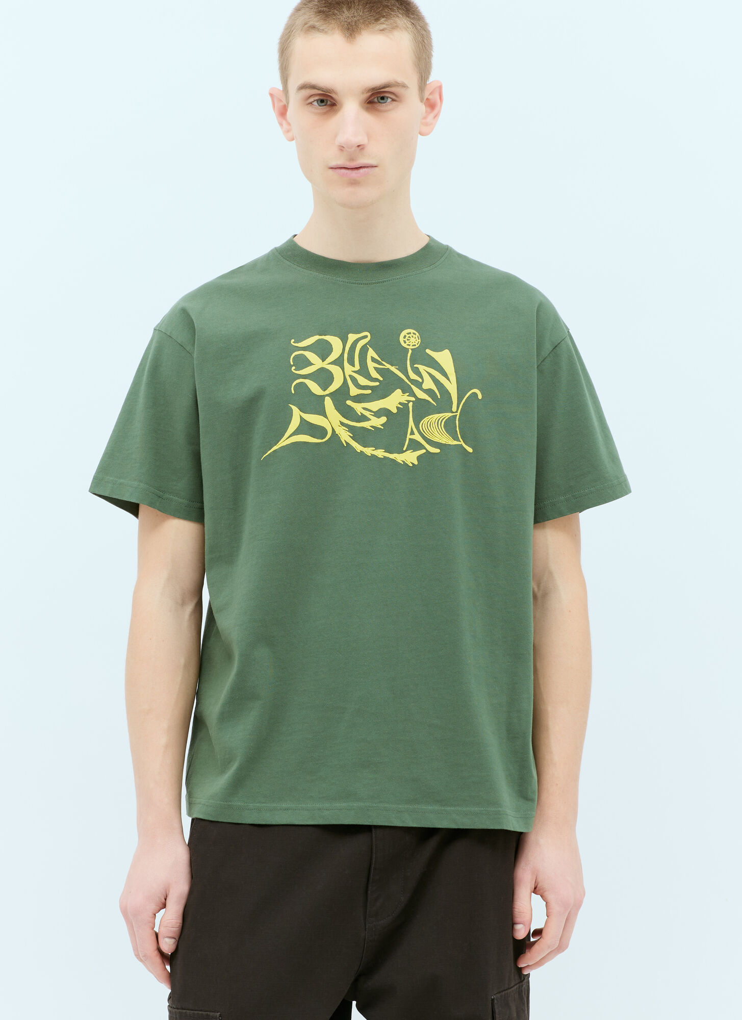Shop Brain Dead New Age T-shirt In Green