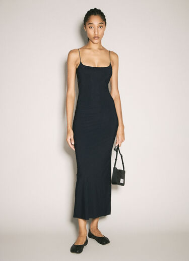 MM6 Maison Margiela Fluid Maxi Dress Black mmm0257003