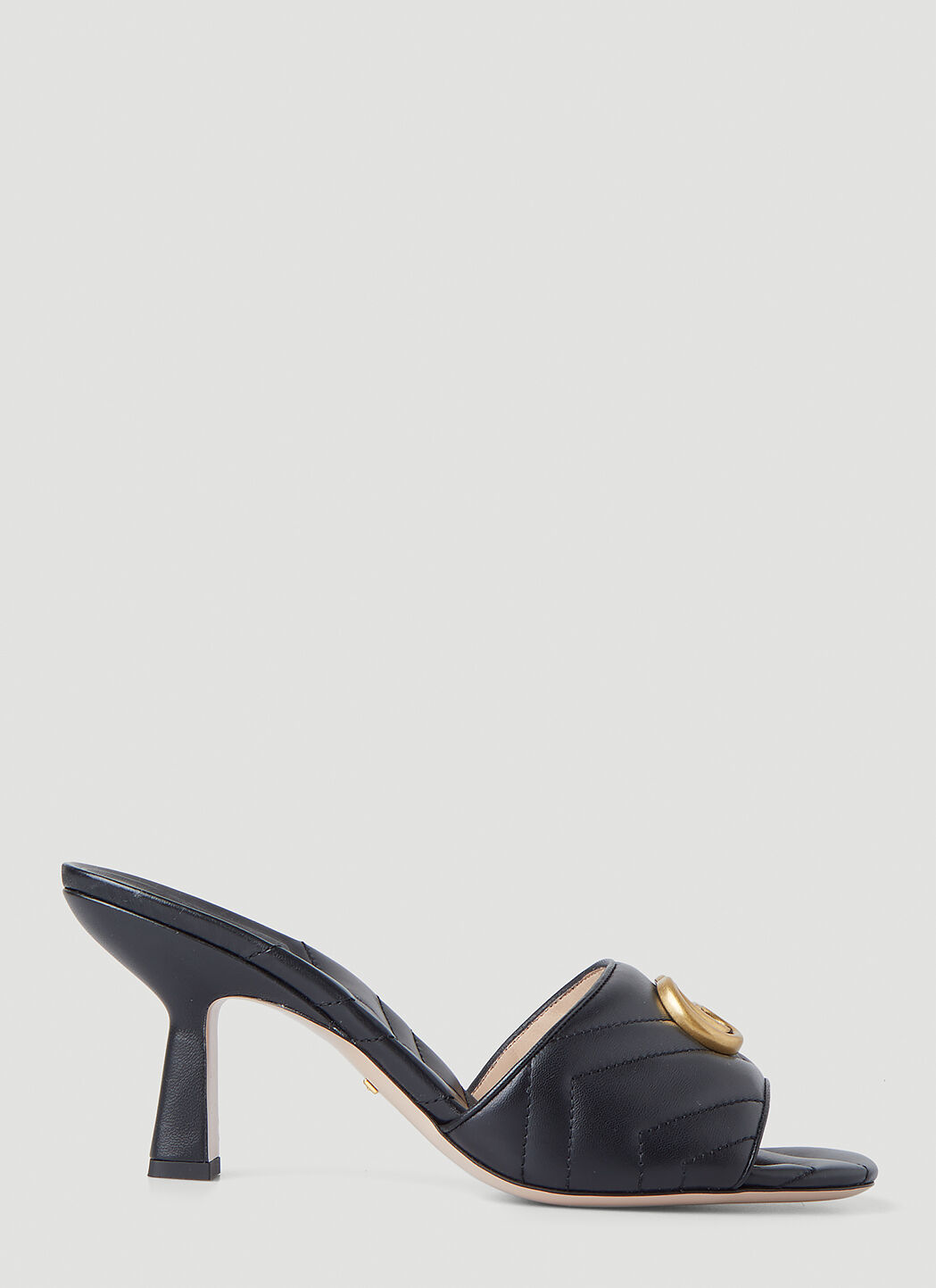 Gucci high heel mules discount