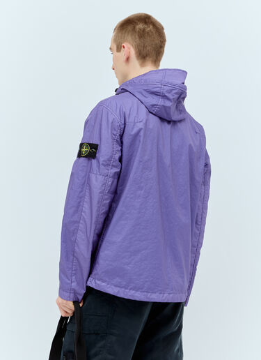 Stone Island Membrana 3L Hooded Jacket Purple sto0156037