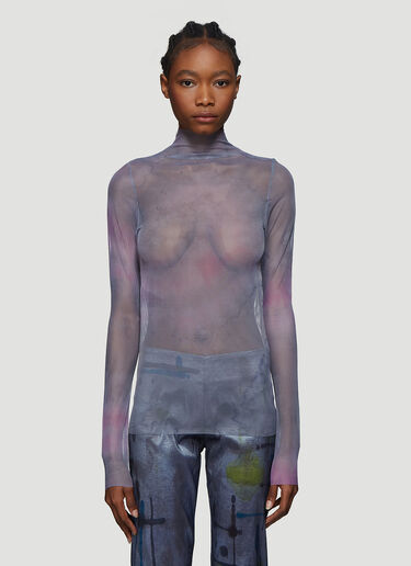 Collina Strada Tie Dye Cardio Nova Top Blue cst0237004