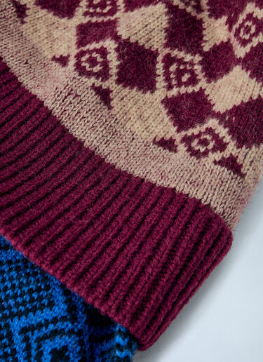LN-CC® - Dries Van Noten: Marvin Beanie Hat - Bordeaux Dries Van Noten Marvin Beanie Hat Bordeaux dvn0165001