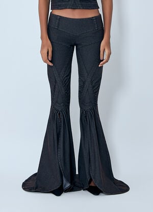 Miss Sixty x KNWLS 喇叭牛仔裤 黑色 msk0263010