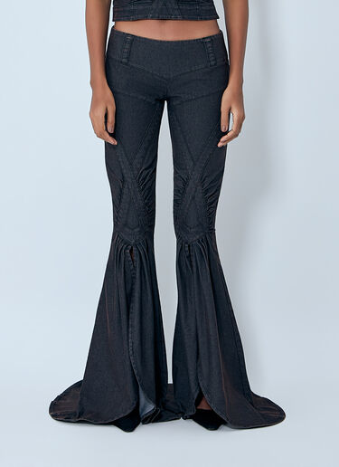 Miss Sixty x KNWLS Flared Jeans Black msk0263010