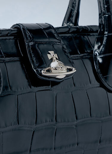 LN-CC® - Vivienne Westwood: Pamela Small Handbag - Black Vivienne Westwood Pamela Small Handbag Black vvw0265056