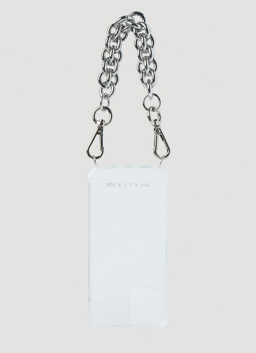 1017 ALYX 9SM 청키 체인 팔찌 iPhone 12 케이스 트랜스페어런트 aly0145053
