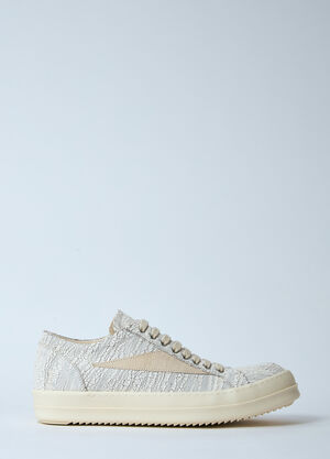 Rick Owens DRKSHDW Coated Vintage Sneakers White drk0160020