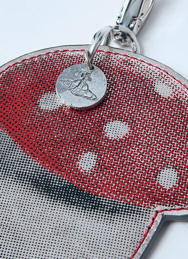 Vivienne Westwood Mushroom Charm Keyring Red vvw0160010