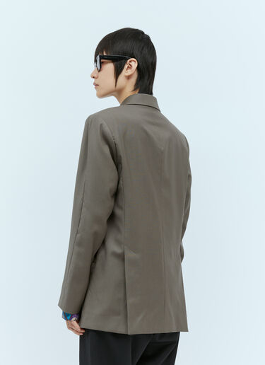 Double Breasted Wool Blazer TOTEME Double Breasted Wool Blazer Brown tot0254012