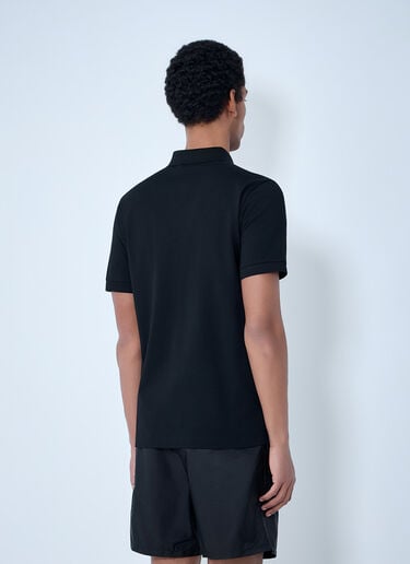 Prada Logo Motif Polo Shirt Black pra0163002