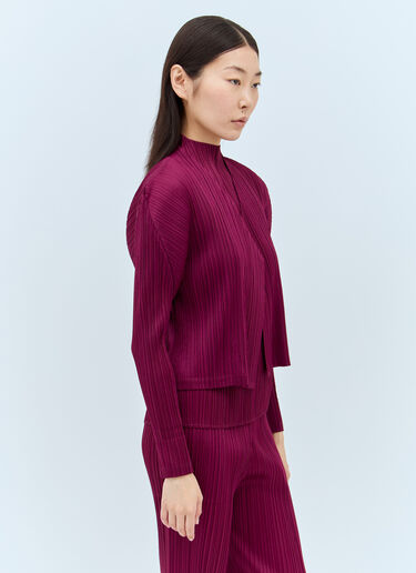 Pleats Please Issey Miyake Monthly Colors: May 开衫 酒红色 plp0257011
